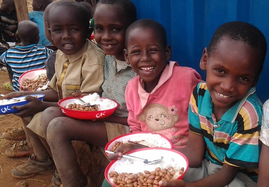 Feeding Hungry Children In Kenya Operation Blessing International