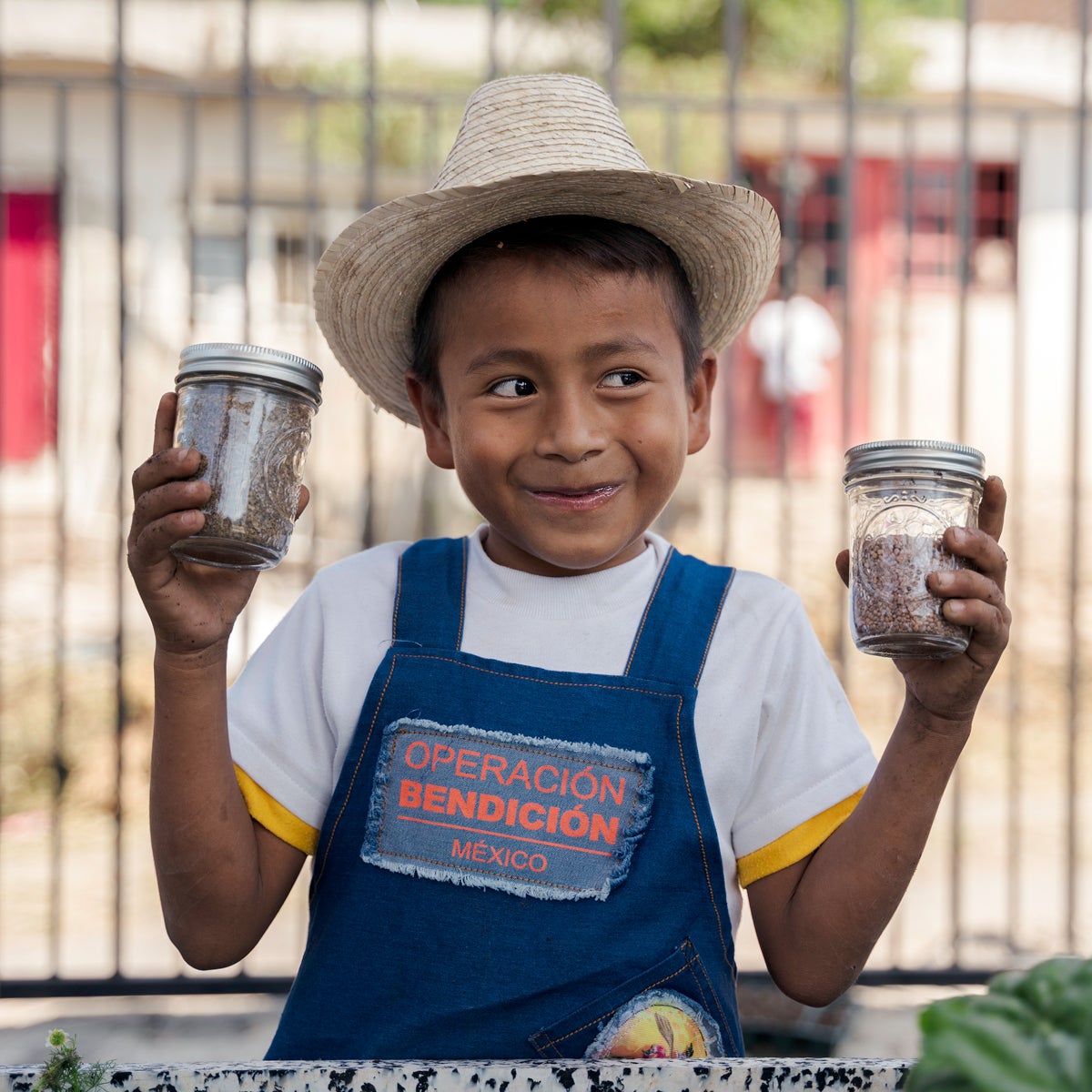 Carlos received safe water and hunger relief in Mexico.