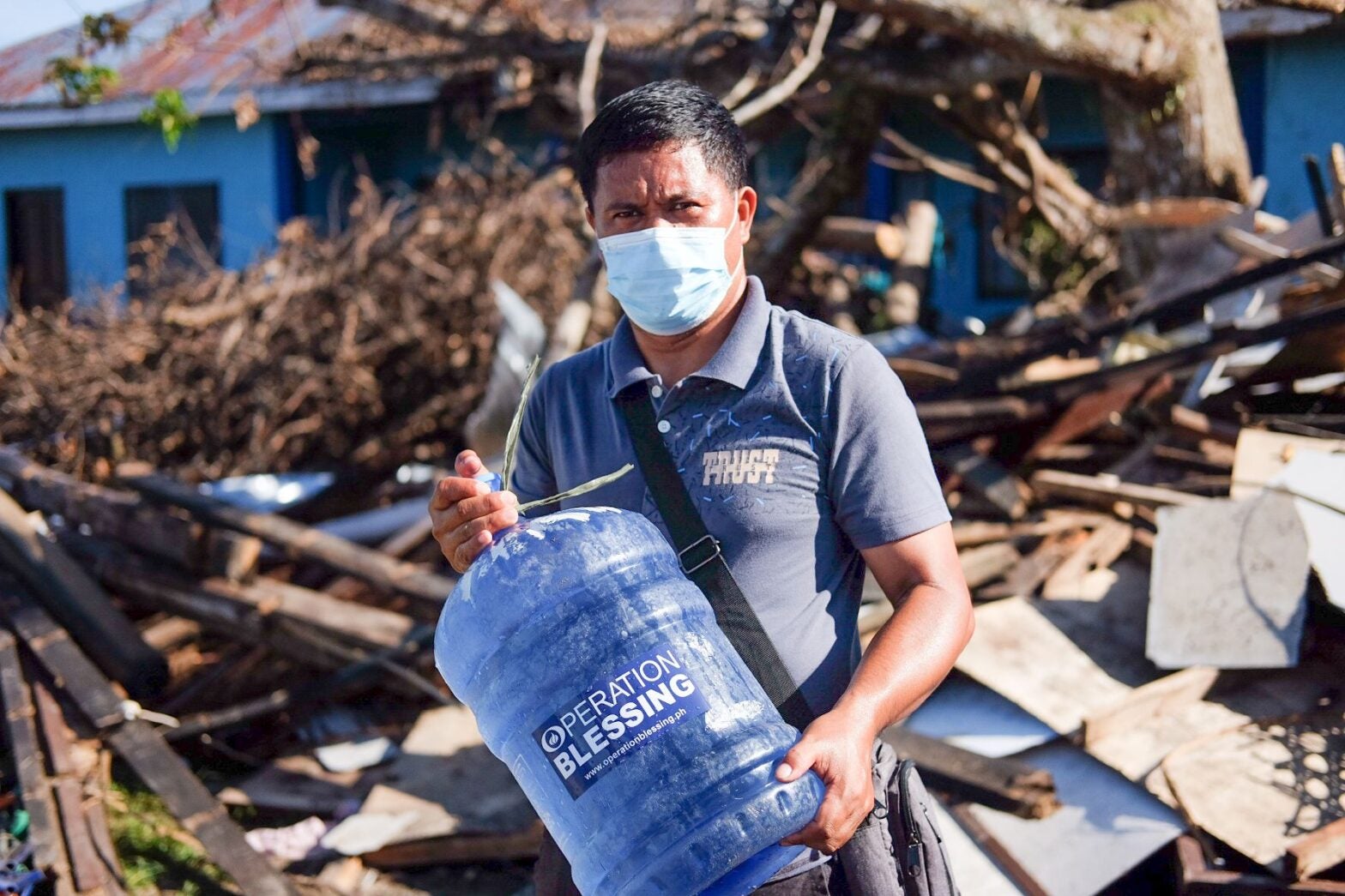 Philippine typhoon victims relief