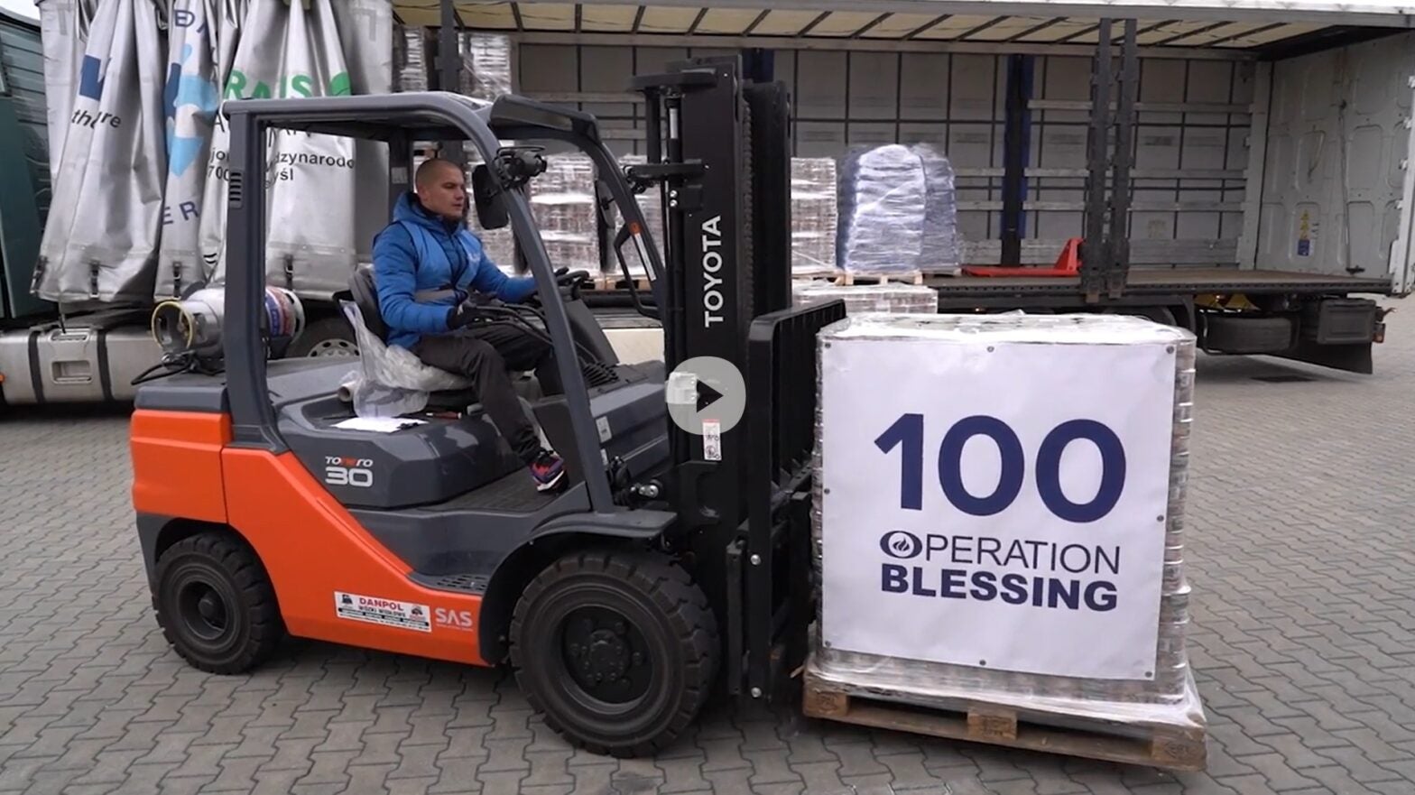 Sending 100 Supply Trucks to Ukraine