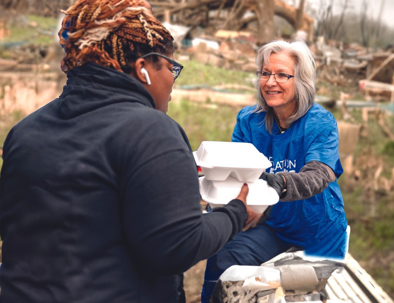 Operation Blessing's Aid to Tornado Survivors