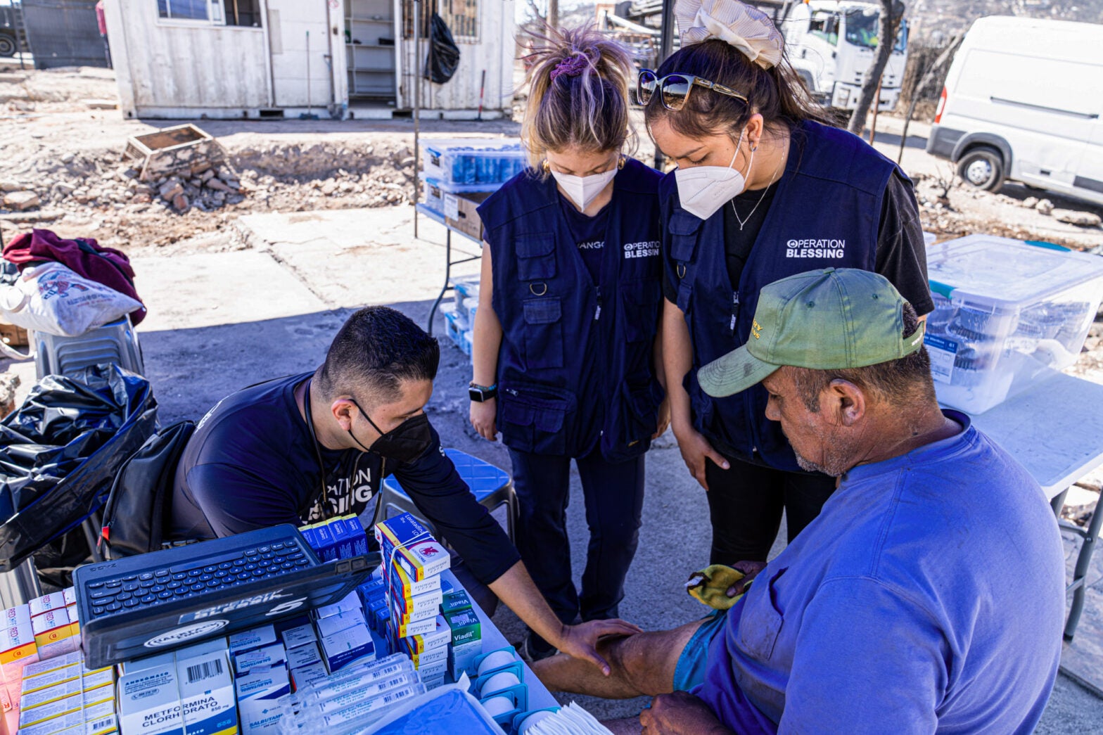 Chile wildfire medical relief