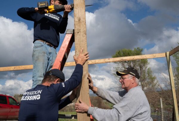 Offering help after torandoes hit U.S. heartland.