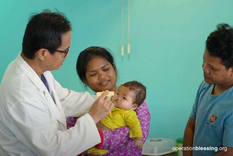 Operation Blessing pays for cleft lip surgery