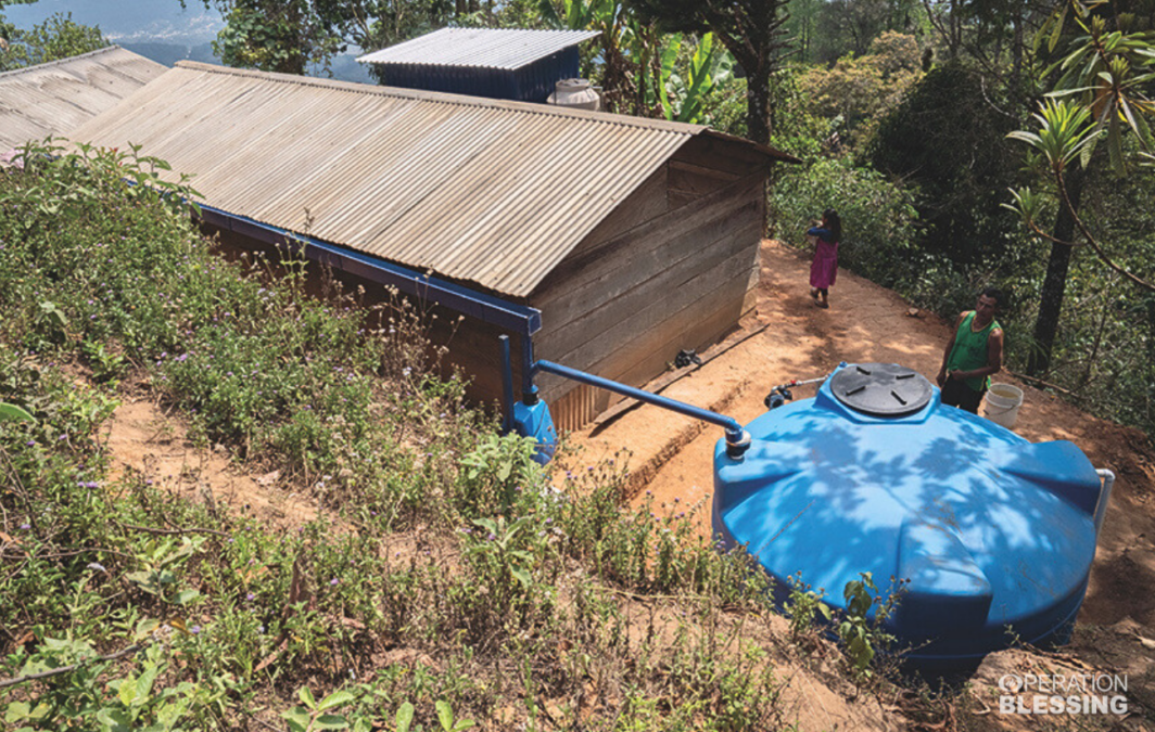 clean water system in rural Mexico