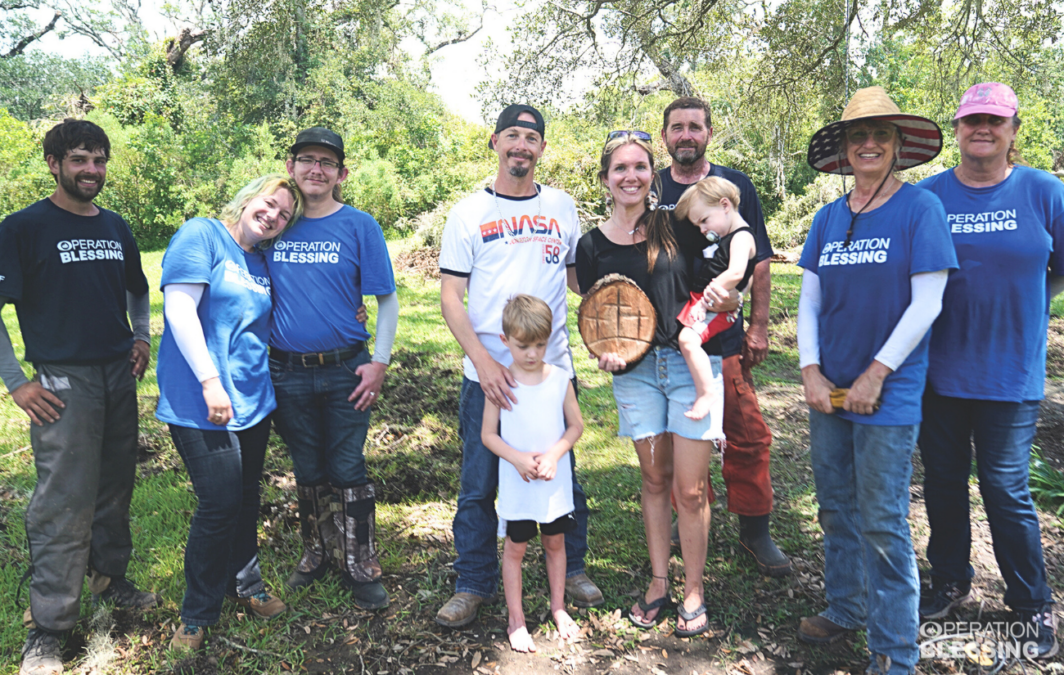 helping in Texas after disaster