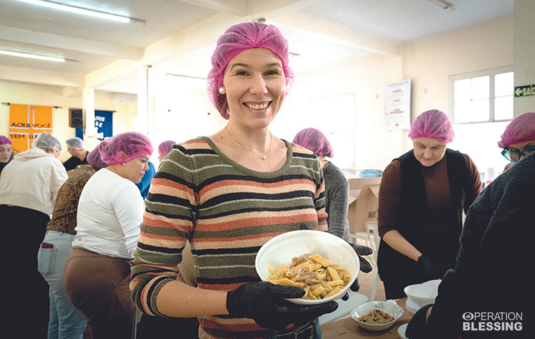 providing food for disaster survivors