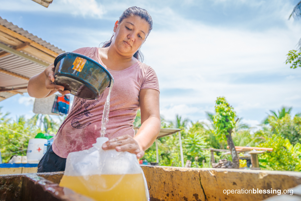 dirty unsafe water in Guatemala