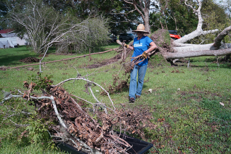 Helping Hands After Hurricane Beryl