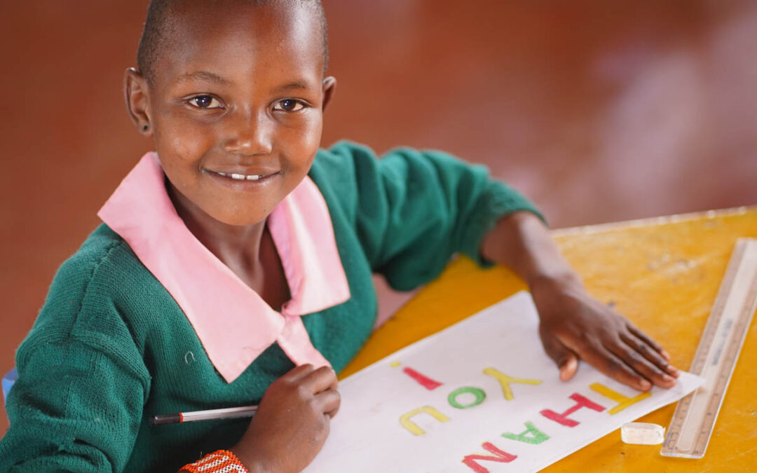 Young Charity from Remote Kenya Sends You Her Thanks