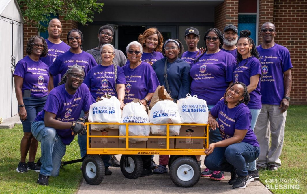 charity working with food pantries