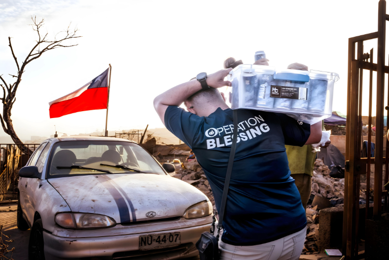 Food and Water for Chile Wildfire Victims