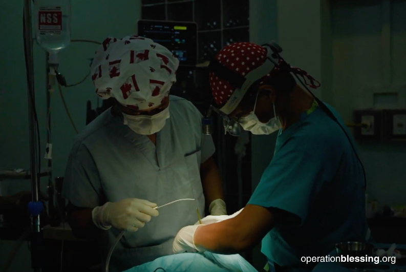 cleft surgery paid for by Operation Blessing