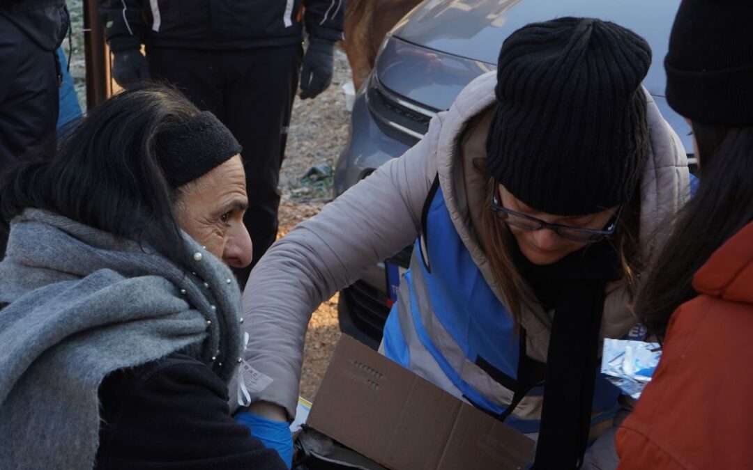 Comfort and Supplies for Turkey Quake Victims