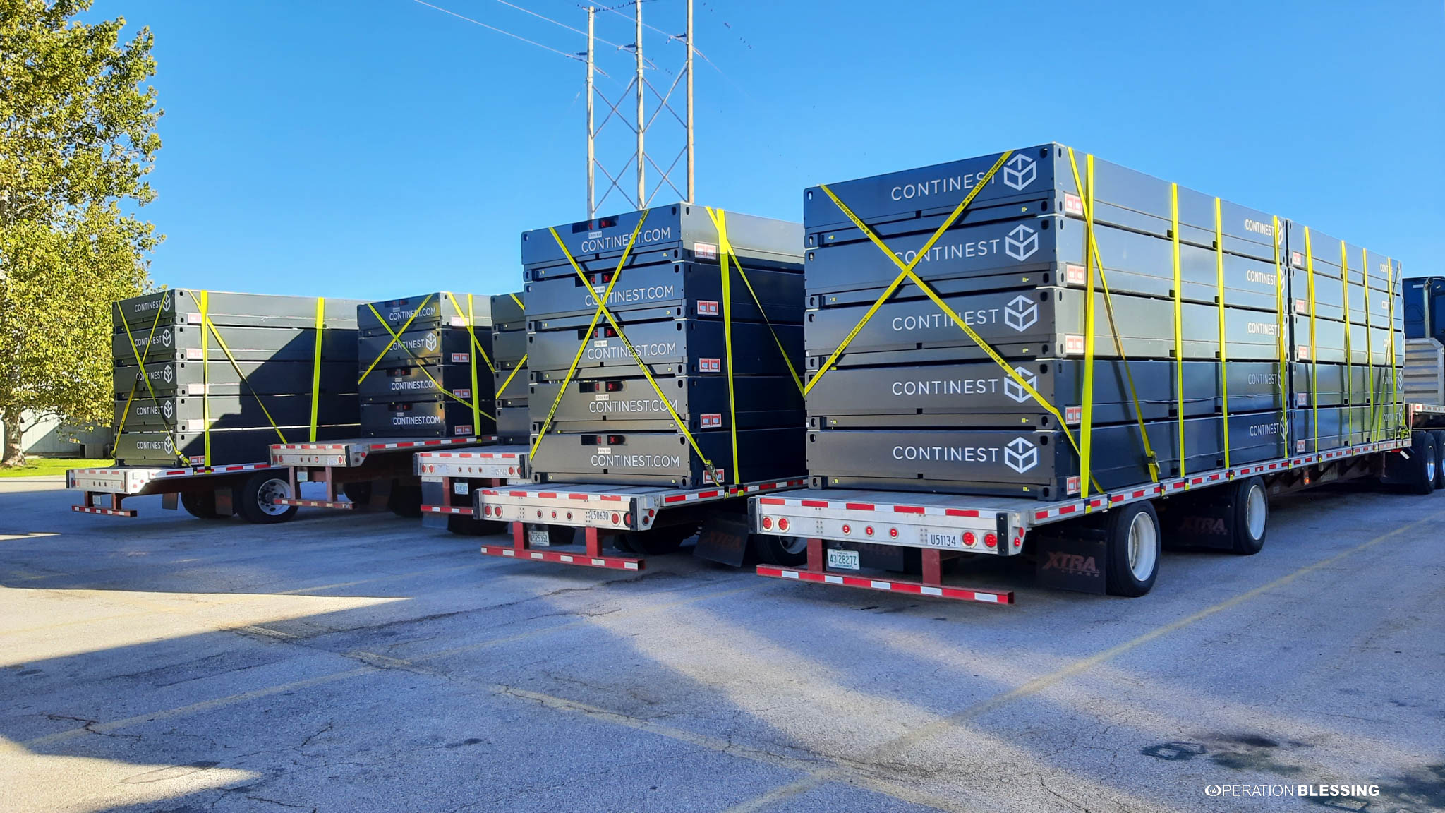 delivery of homes to maui wildfire survivors