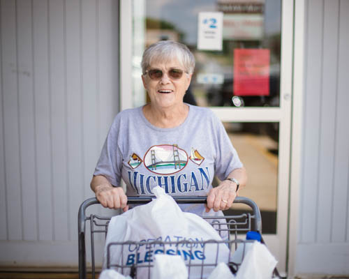 Burden Lifted and Hope Restored through Food for an Elderly Widow