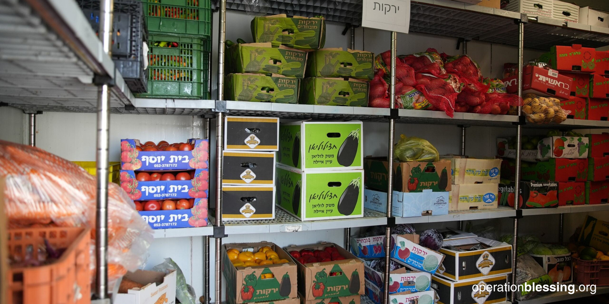 providing food supplies for displaced families