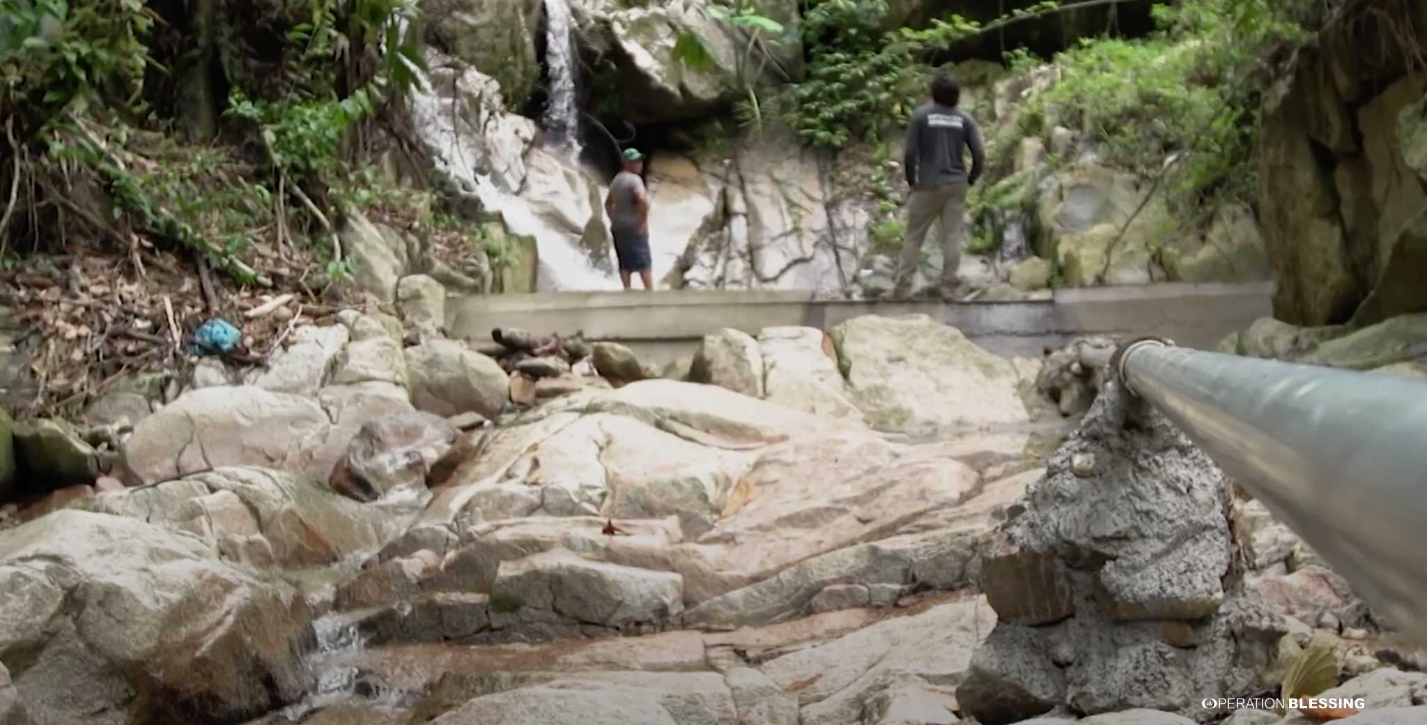 Honduras clean water system setup