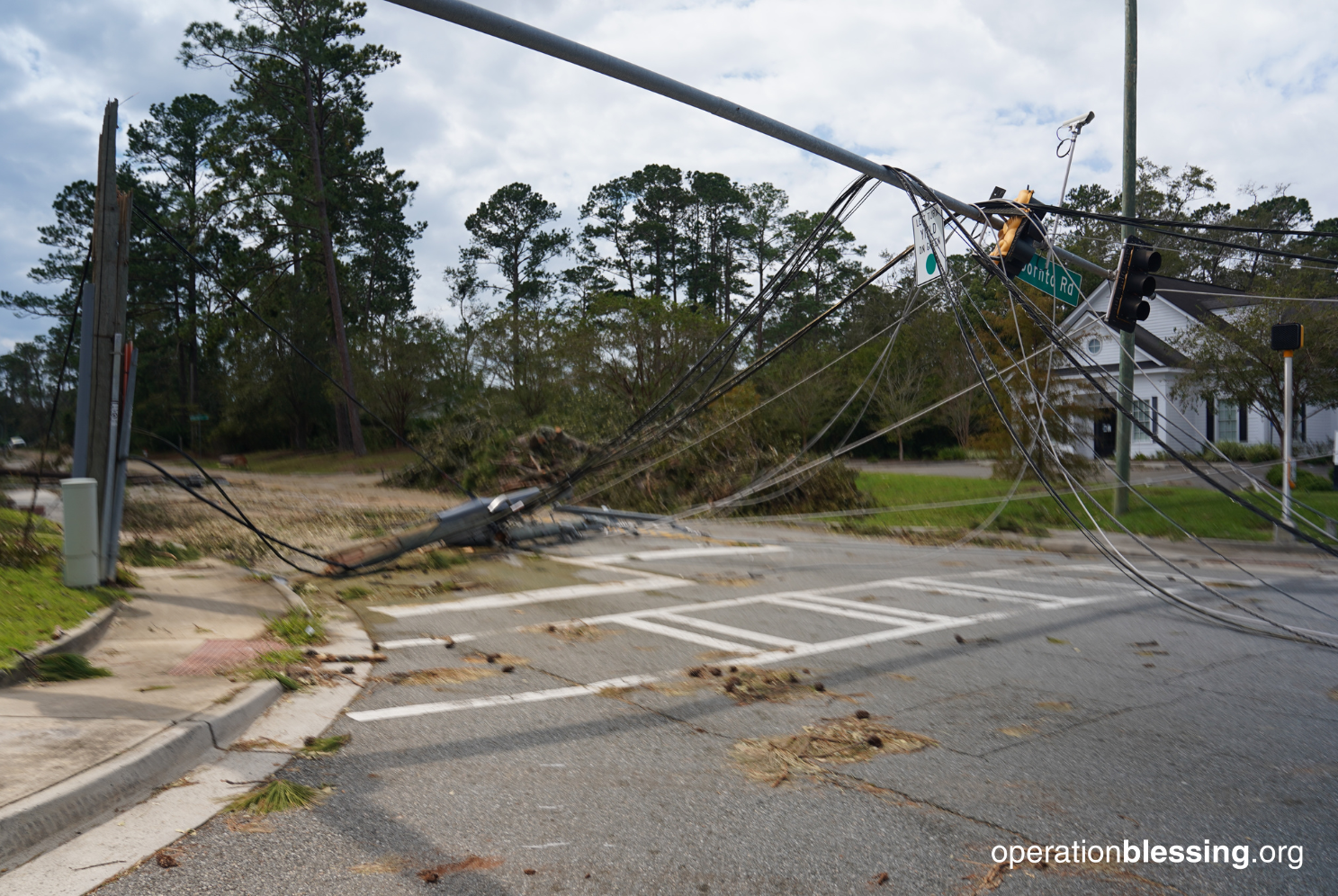 Hurricane Helene damage