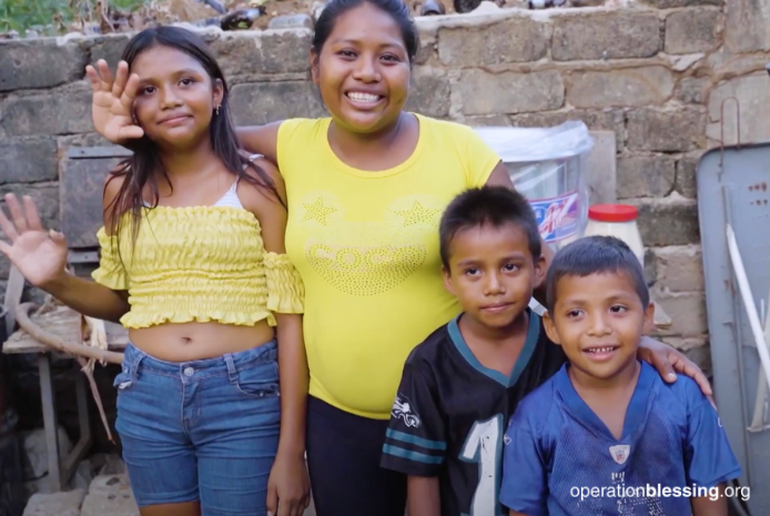 Hurricane Otis survivor family