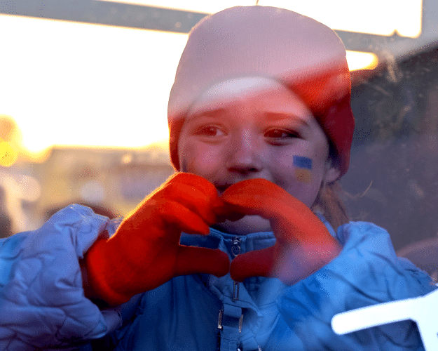 Blessing Ukrainians — Both Young And Old