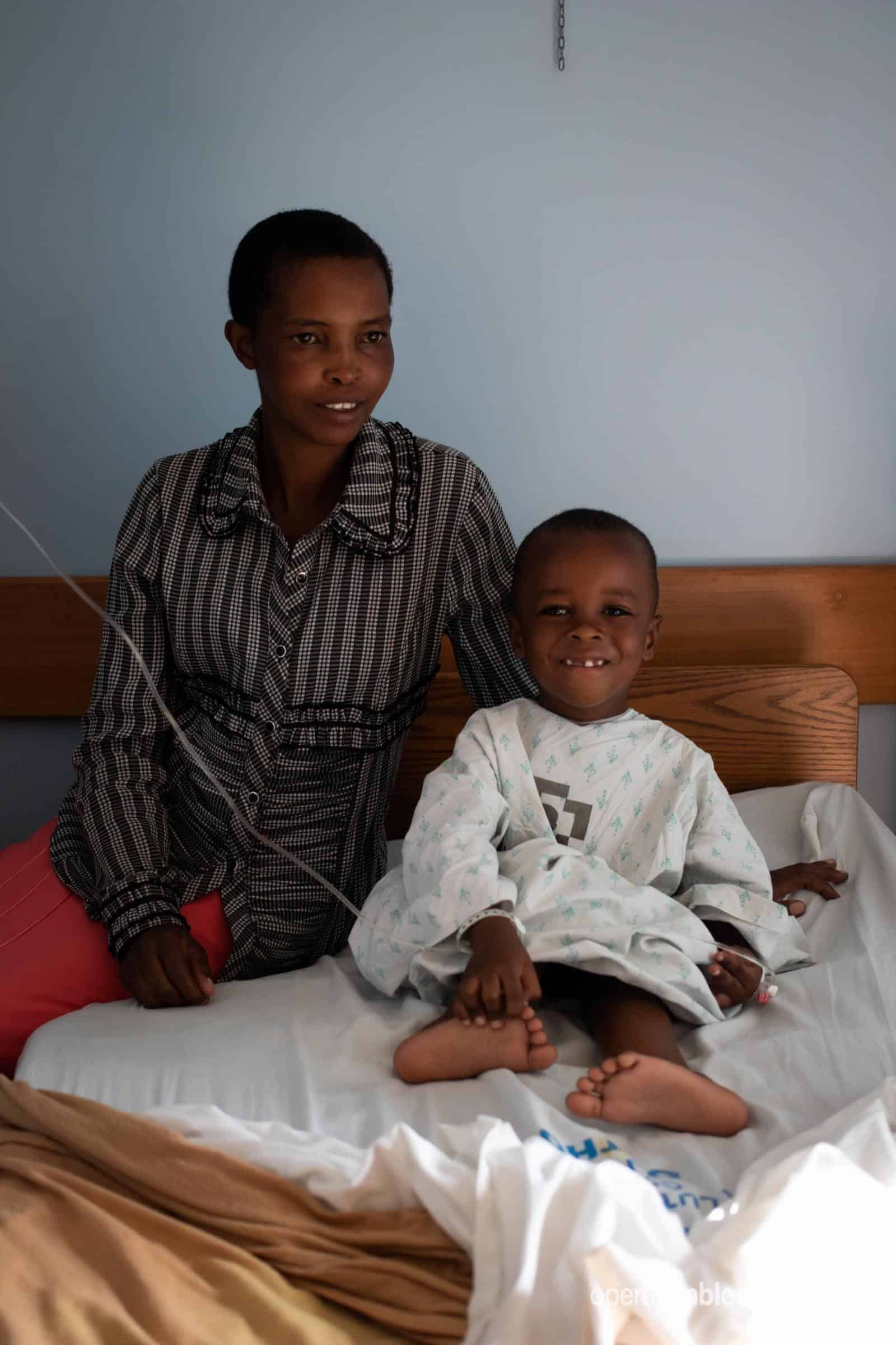 Sadiki's transforming surgery for his bowed legs will change his life.