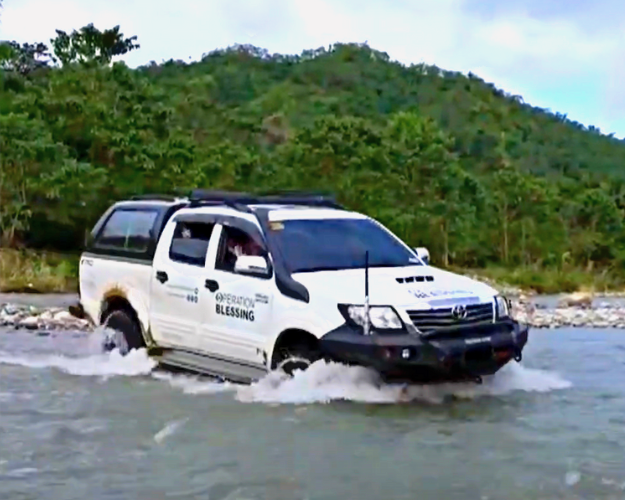 Aiding Remote Typhoon Noru Victims