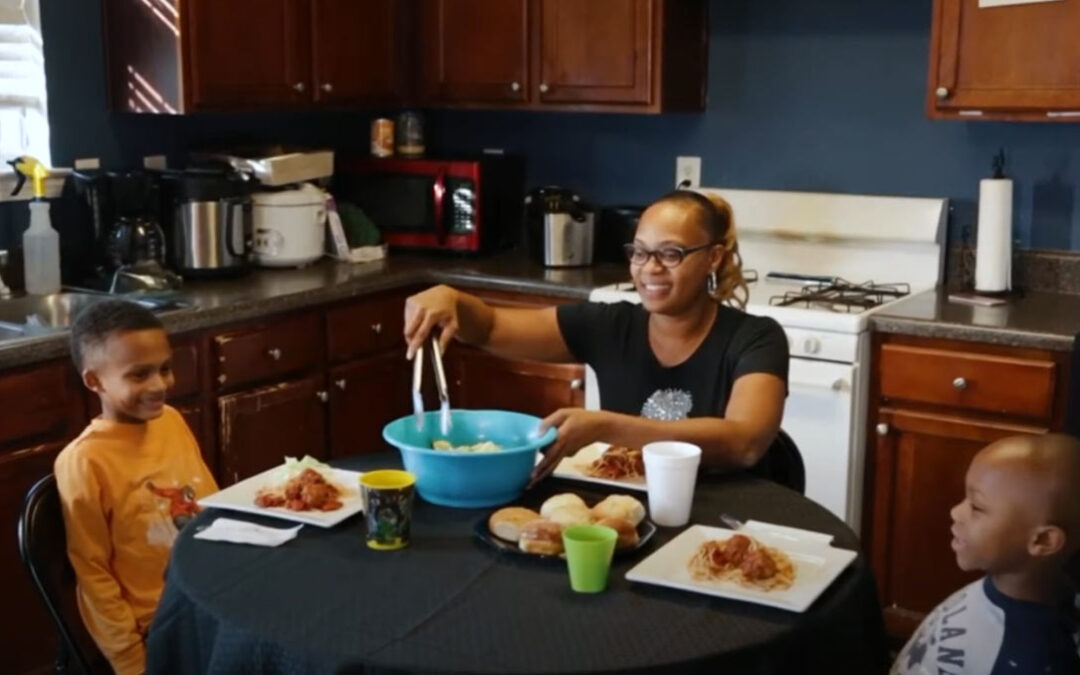 Single Mom Blessed by Warehouse of Hope