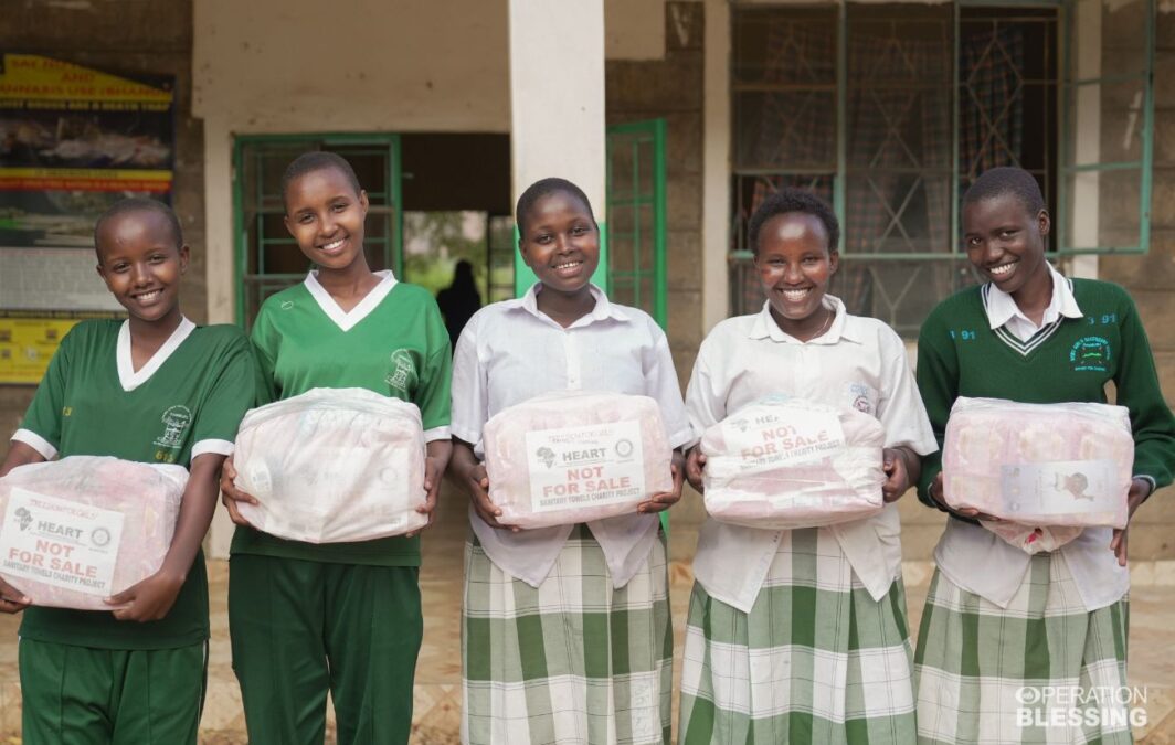 Kenya girls get aid