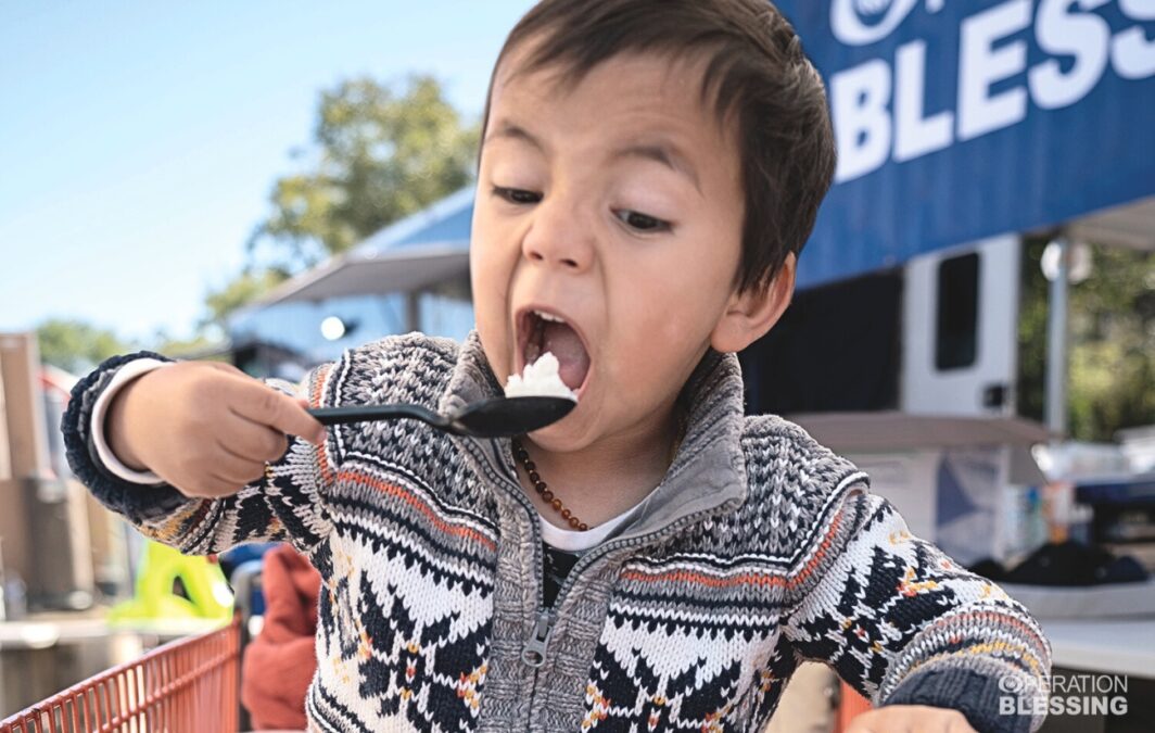 feeding storm survivors in North Carolina