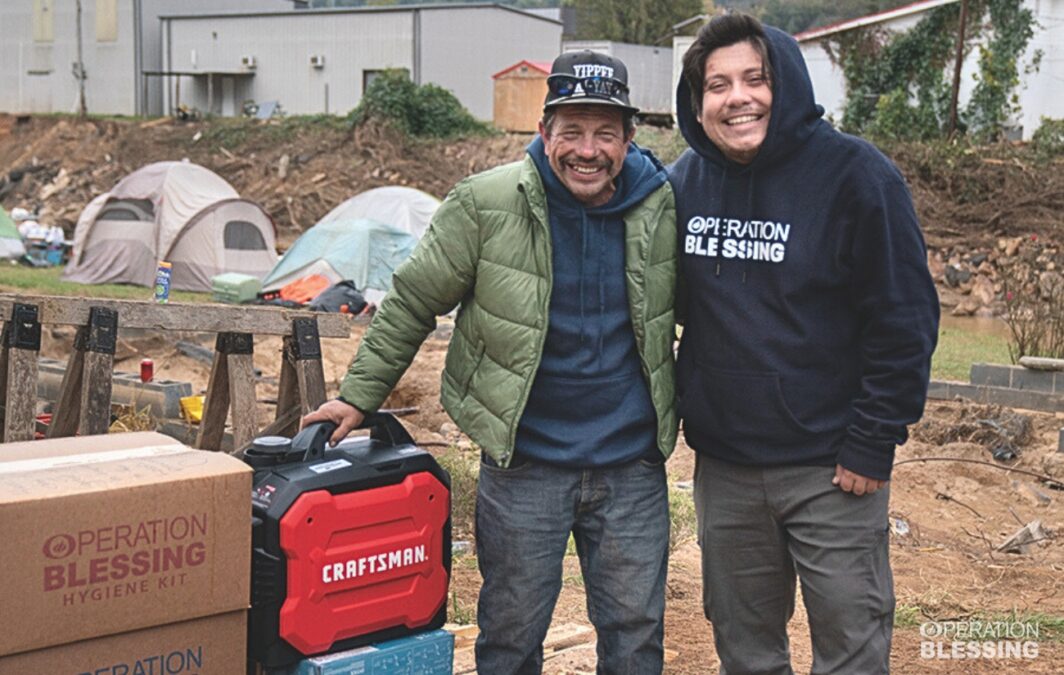 helping survivors after a hurricane in North Carolina