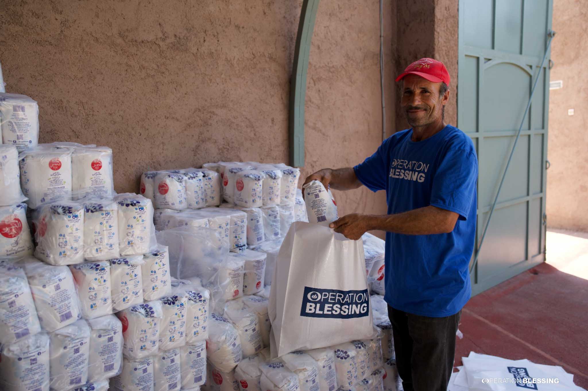 caring for morocco earthquake survivors