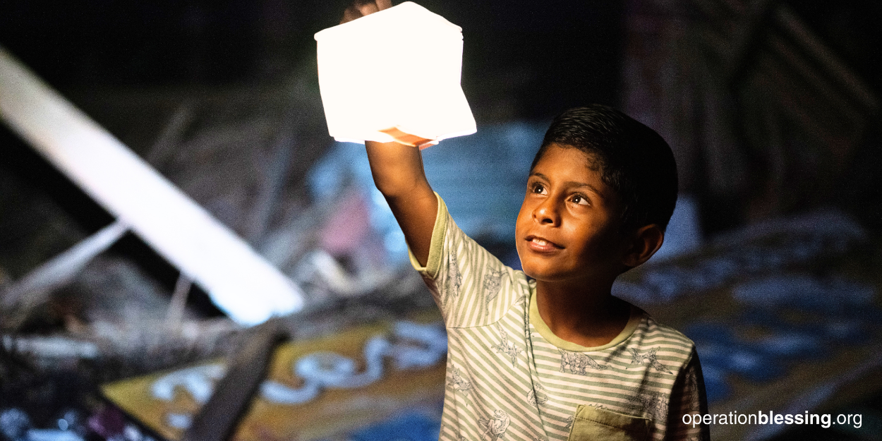 light in the darkness of disaster