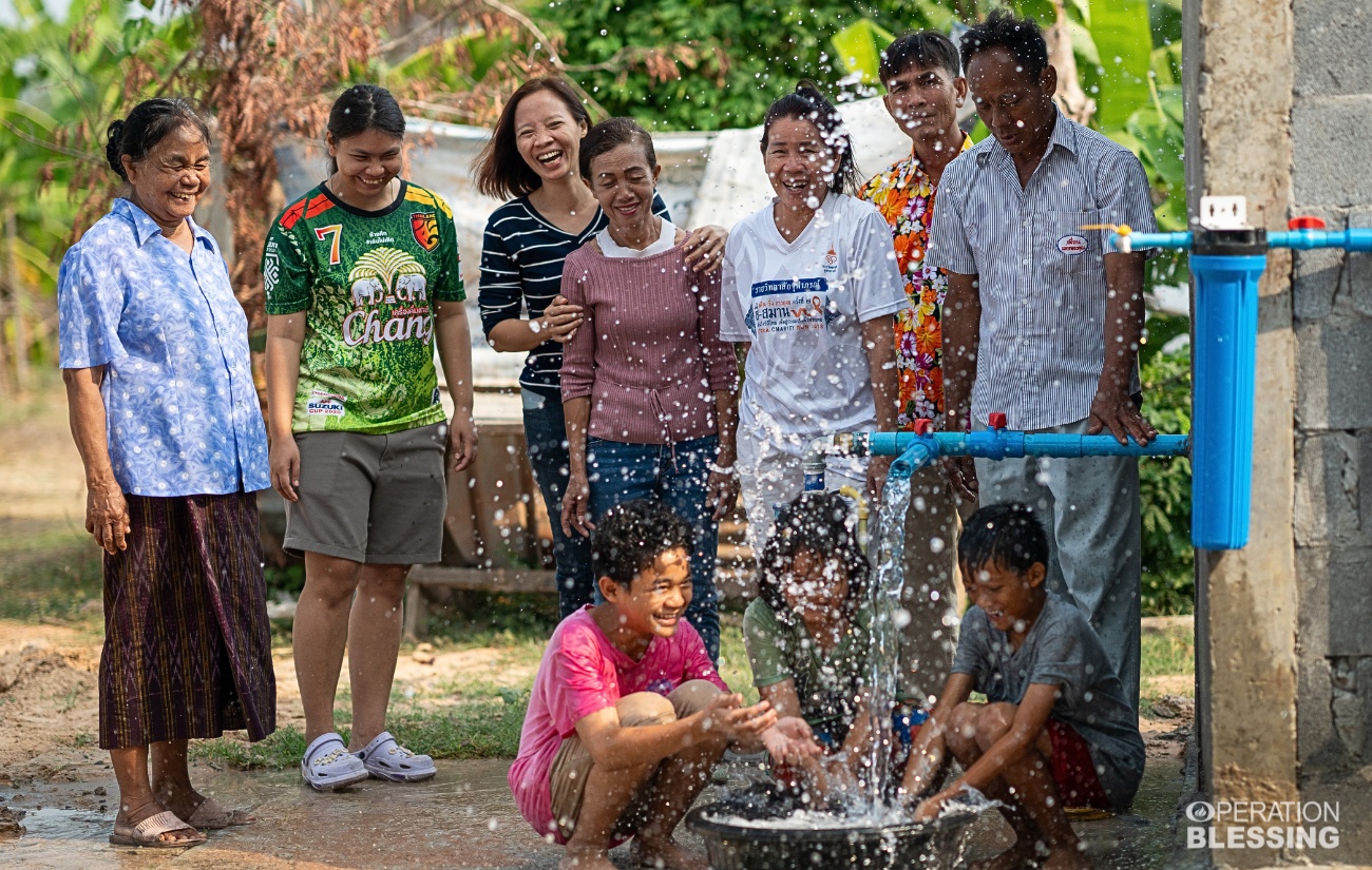 Operation Blessing clean water project