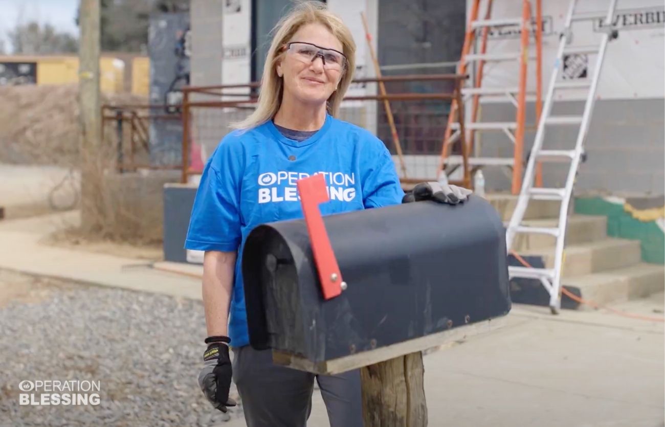 Operation Blessing remains on the ground.