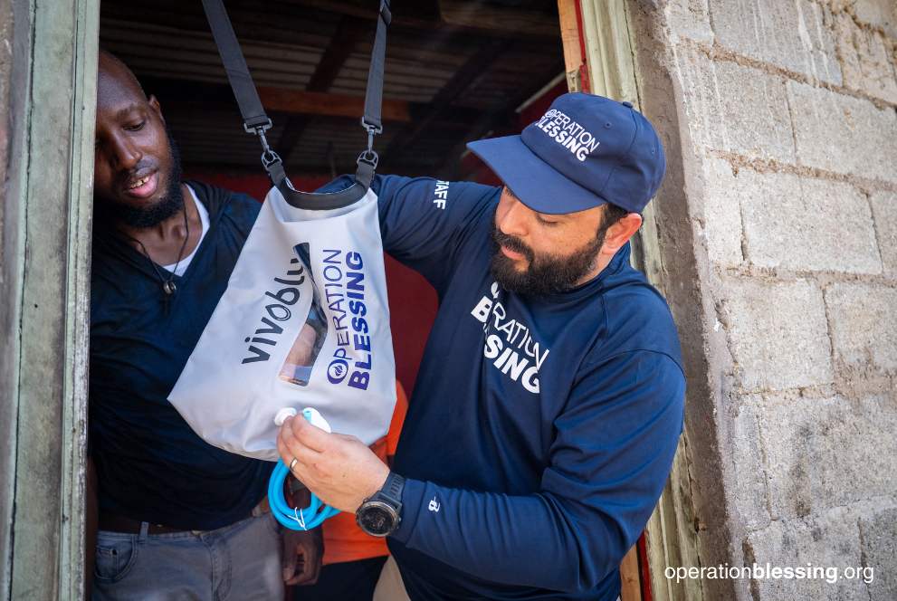 water for disaster victims