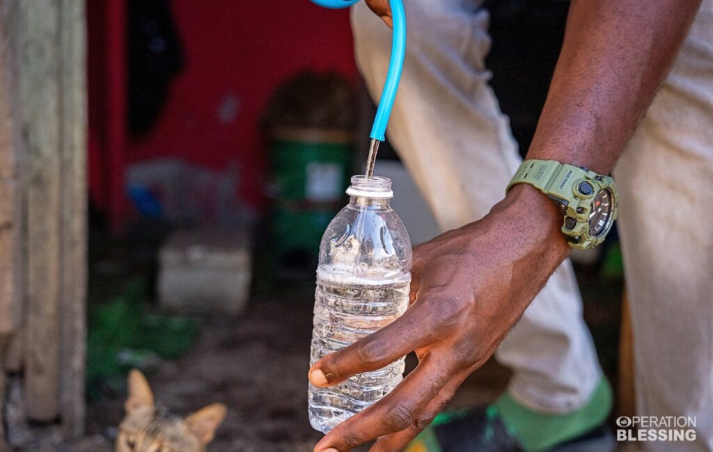clean water after Hurricane Melissa