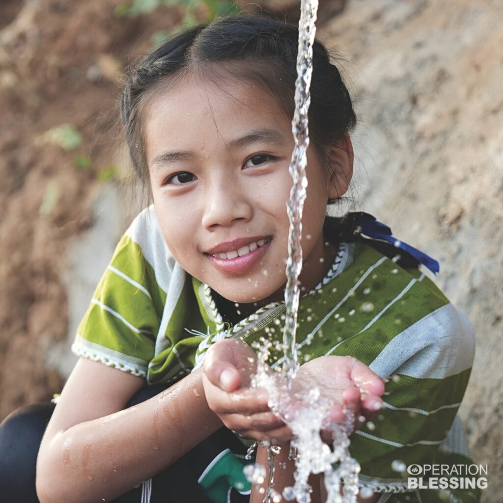 new community well in Thailand