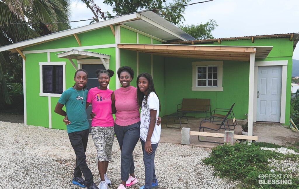 new home after the hurricane