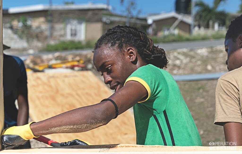 rebuilding a home after Hurricane Melissa