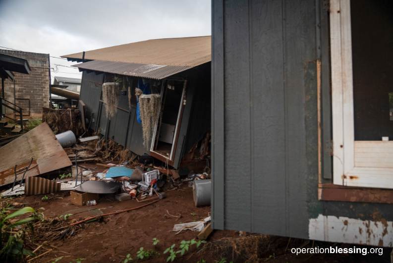 flood damage Oahu