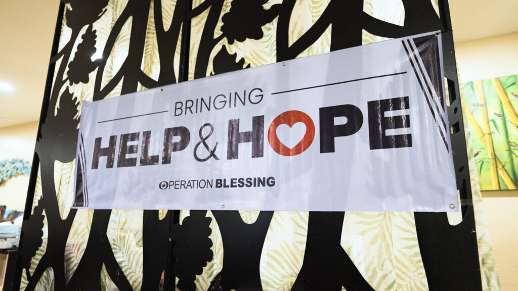 help and hope after a typhoon