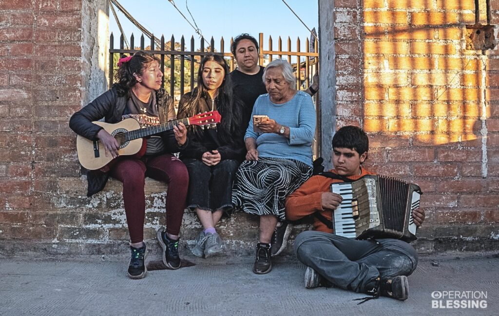 Operation Blessing, an international disaster response charity, was on the ground in Chile to help victims. 