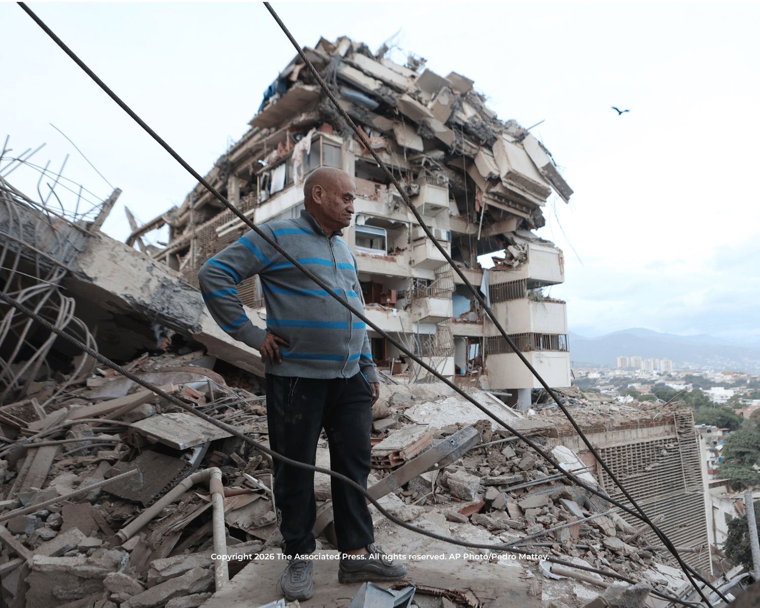 Rubble from Venezuelan earthquake.