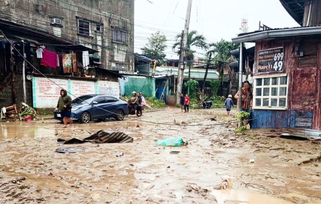 flooding from Typhoon Penha