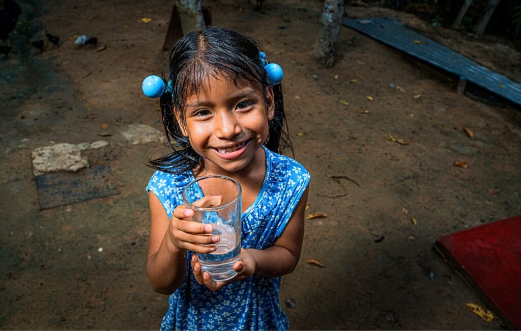 helping children with clean water