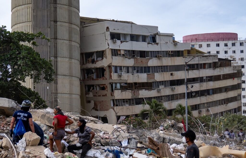 earthquake damage in Venezuela