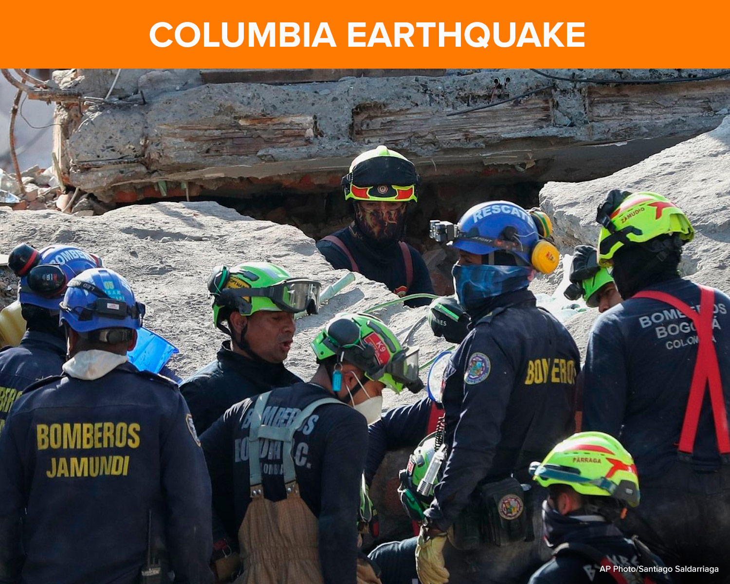 Columbia Earthquake